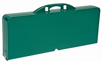 Ensemble de table de pique-nique portable pliante verte de World Famous – 4 personnes – Idéal pour les enfants