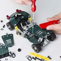 Meccano – Cabriolet à construire 5 en 1 de la gamme S.T.I.M avec roues et pièces mobiles