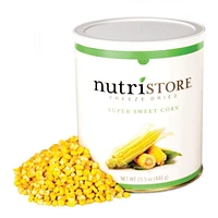 Maïs sucré lyophilisé - <br>boîte de conserve no. 10 Nutristore