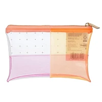 Pochette pour stylos NTD5-PP-PCHEF Post-it®, collection Noté, plastique transparent orange et rose avec fermeture éclair, 7,5 po x 5,25 po, 1 pochette/paquet Poch. NTD5-PP-PCHEF Post-it®