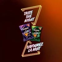 Doritos Nuit blanche chips tortilla aromatisées Cheeseburger sur le gril. 210 g.