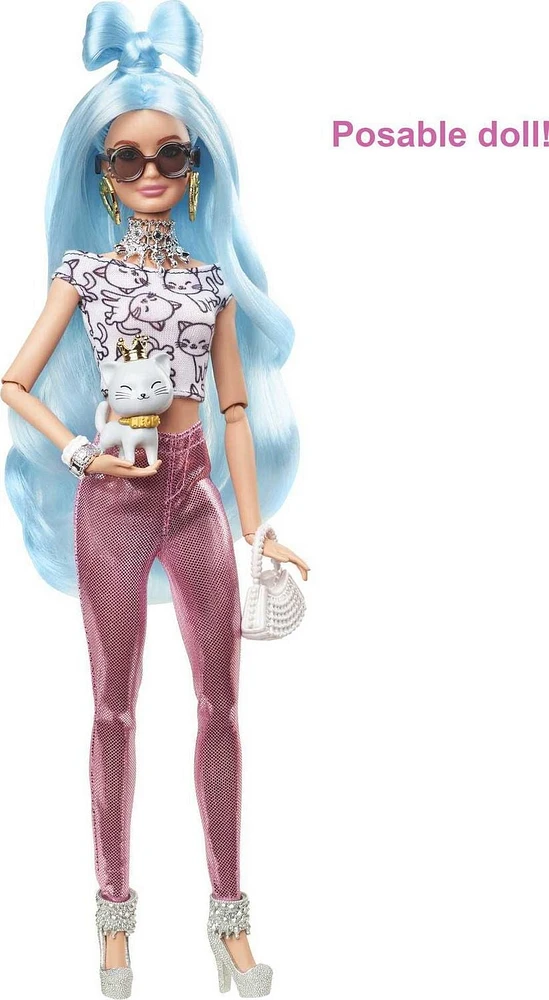 Barbie-Coffret Poupée Barbie® Extra et Accessoires pour + de 30 looks