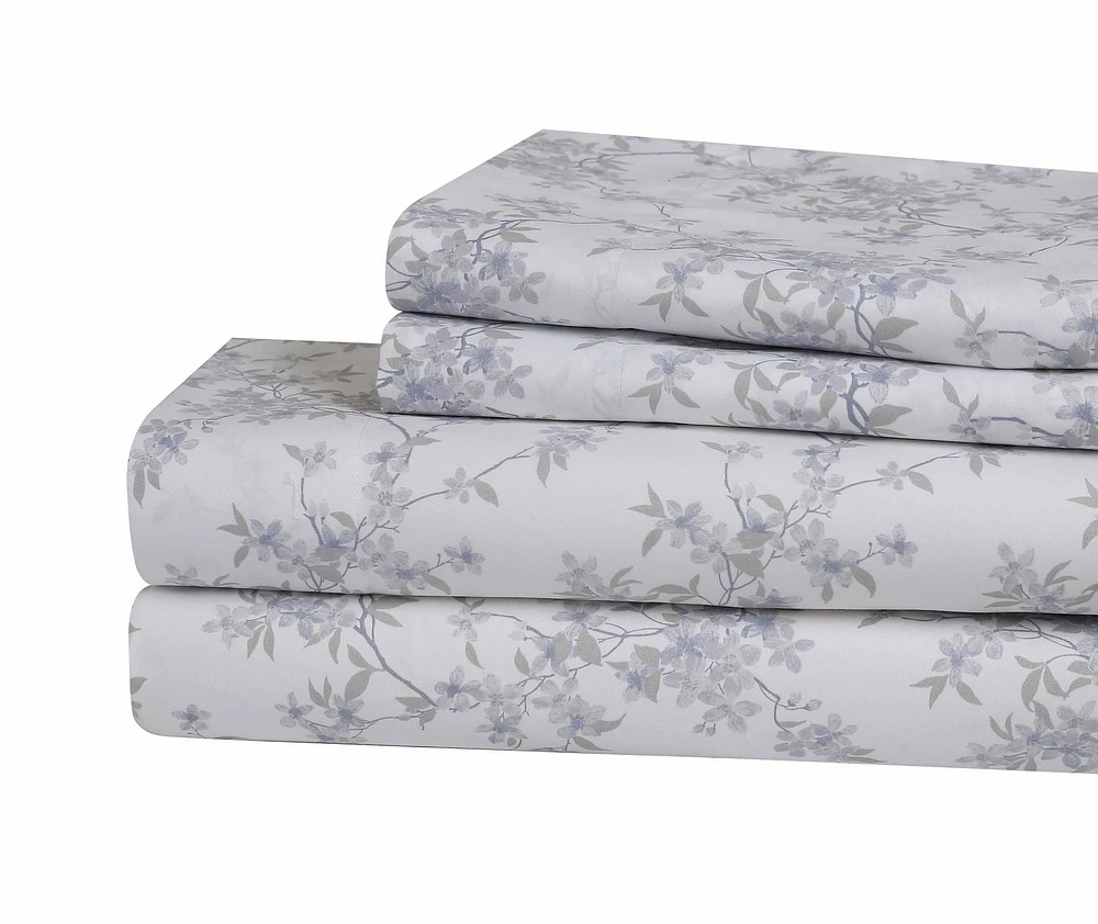 Ensemble de draps en microfibre imprimé de haute qualité 4 pièces