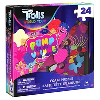 Trolls 2, Puzzle en mousse pour les enfants à partir de 4 ans