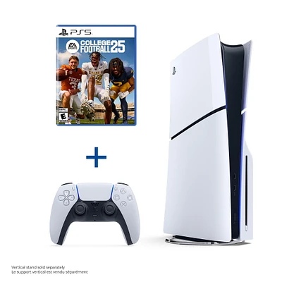 Console PlayStation®5 (modèle mince) Jouez comme jamais auparavant PLUS Jeux video College Football pour (PS5)