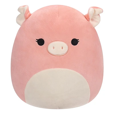 Squishmallows - Petra le Cochon Peche avec un ventre Blanc et Cils