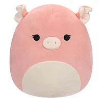 Squishmallows - Petra le Cochon Peche avec un ventre Blanc et Cils