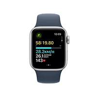 Apple Watch SE (2ème Génération) GPS, 40mm Argent