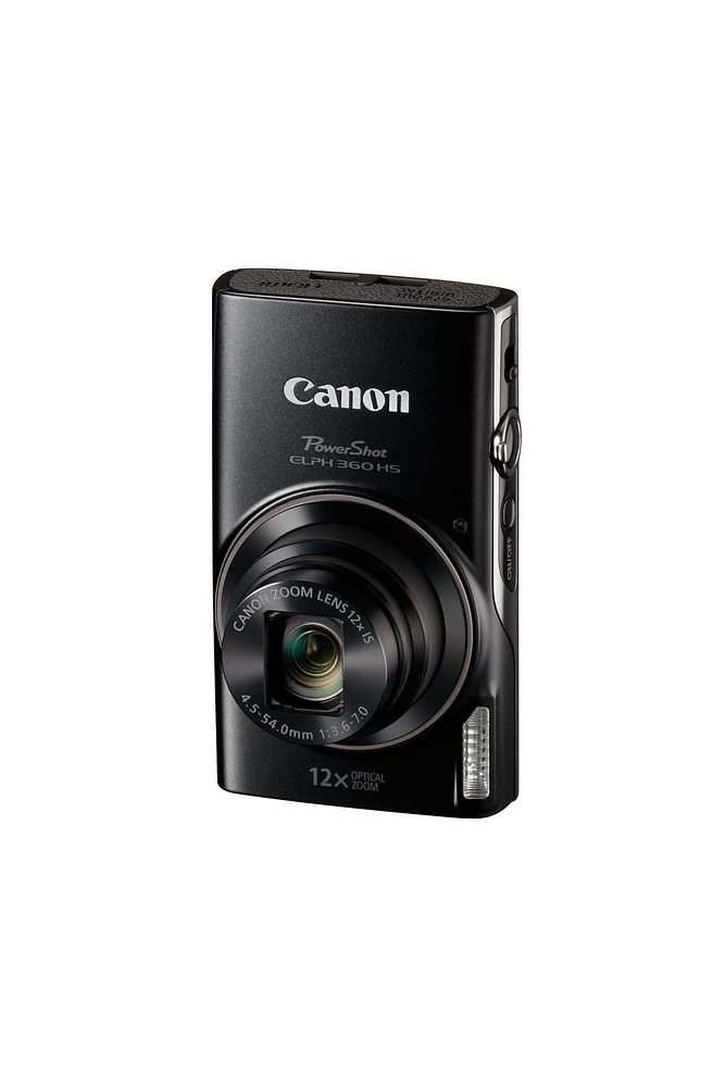 Canon Powershot ELPH 360 HS Black Digital Camera