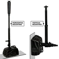 KoolScapes 200 GPH Pond Pump with 2 Interchangeable Fountain Nozzles, Outdoor Water Feature for Garden