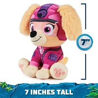 PAW Patrol Jungle Pups, Peluche Zuma de 20,3 cm, animal en peluche pour les garçons et les filles à partir de 3 ans