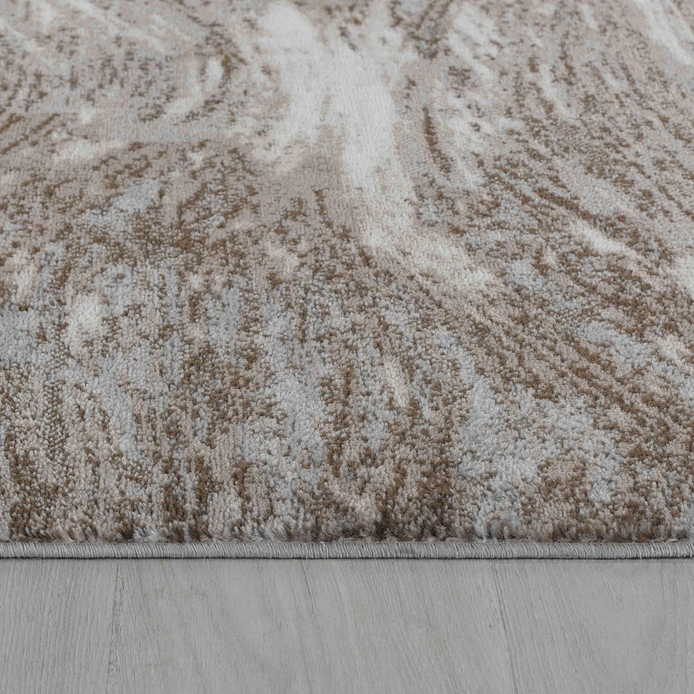 Rug Branch Collection Sakarya Tapis d'intérieur abstrait vague moderne