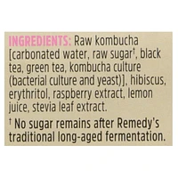 Remedy Kombucha 4 x 330 ML Raspberry Lemonade