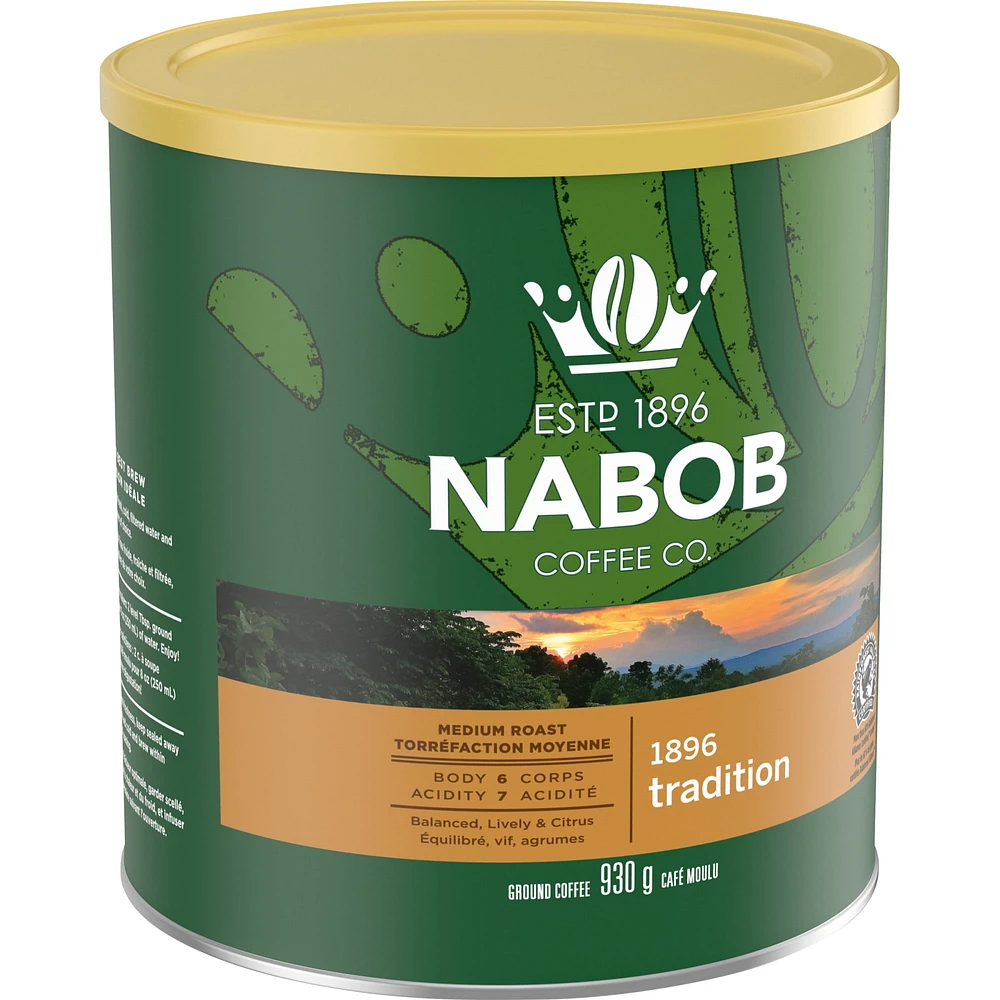 Nabob Traditional Fine Grind Ground Coffee, 930g