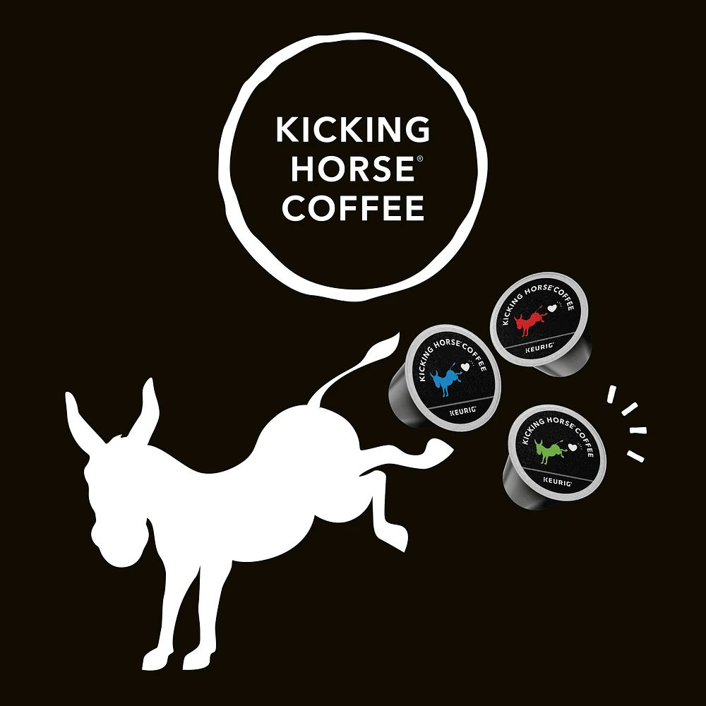 Kicking Horse Happy Camper, Medium Roast, K-Cup Coffee Pods, 10 Count, 10 Count