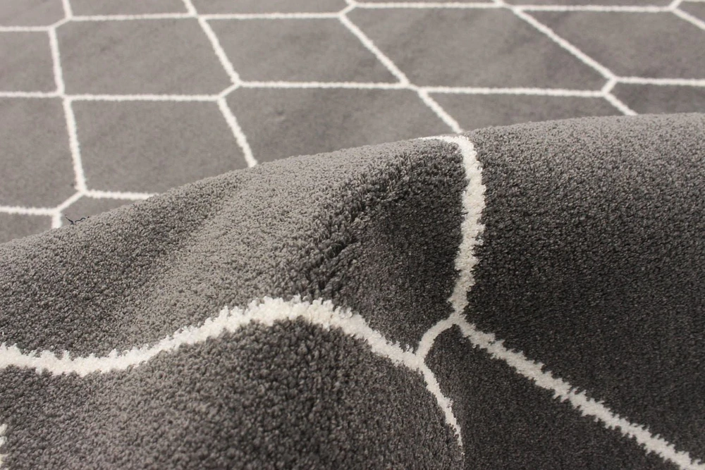 Tapis ECARPET Contemporain pour Salon, Chambre à Coucher, Salle Manger, Collection Diamante