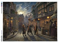 Ceaco 1000pc Disney Puzzle "Harry Potter Diagon Alley" by Thomas Kinkade