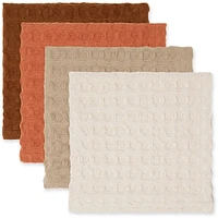 Mainstays 4 Pieces, Waffle Dishcloths, Tan, 4 PACK WAFFLE DISH CLOTH - BEIGE
