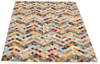 ECARPETGALLERY 5'2" x 7'9" Transitional Río Handmade Area Rug for Living Room, Dining Room and Bedroom in Ivory