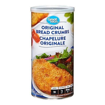 Great Value Plain Bread Crumbs, 425 g