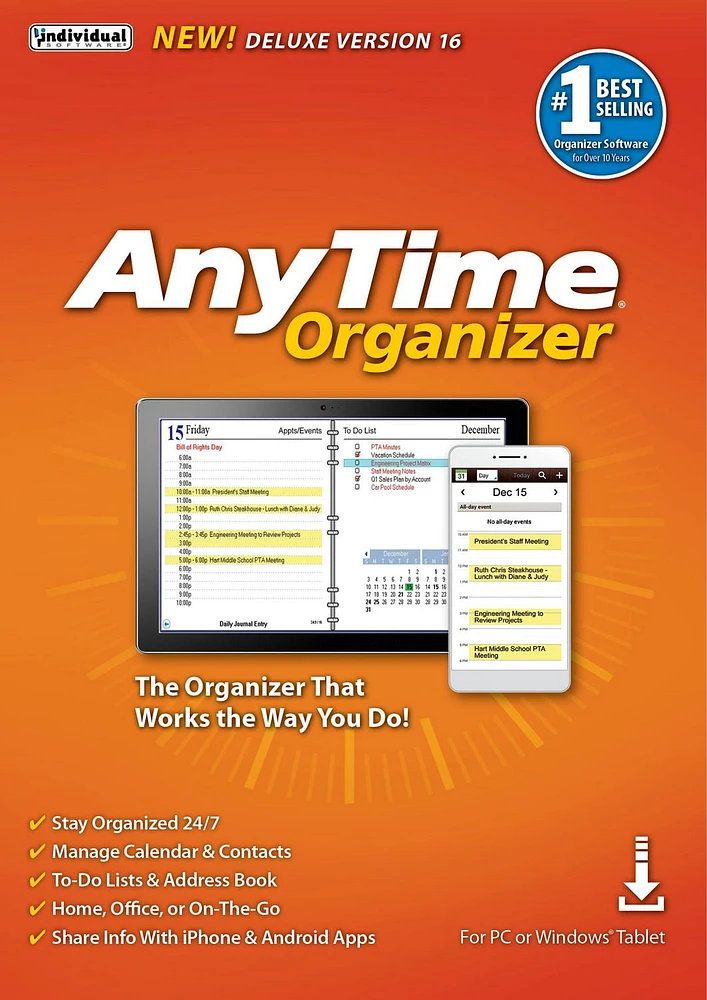 AnyTime Organizer Deluxe 16 [Digital Code]