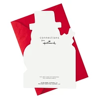 Connections from Hallmark Boxed Christmas Cards (Die-Cut Snowman), 16 ct.
