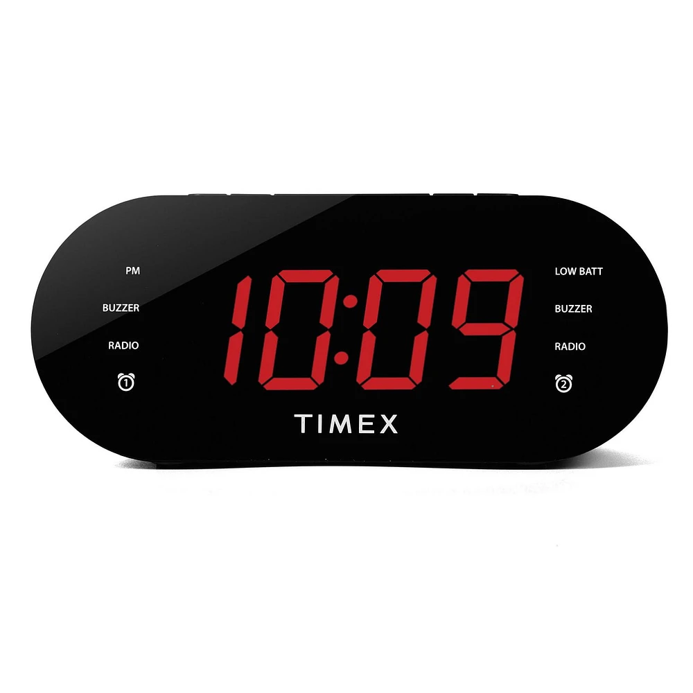 FM Dual Alarm Clock Radio with USB Charging, FM Dual Alarm Clock Radio