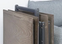 Ensemble de table plateau Monterra gris foncé