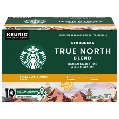 STARBUCKS® Mélange Nordique® Café Moulu Torréfaction Starbucks Blonde® K-Cup® capsules 10 unités 10 pièces