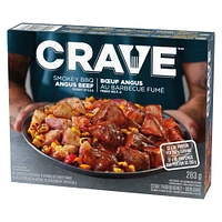 CRAVE Smokey BBQ Angus Beef Frozen Meal, 283g