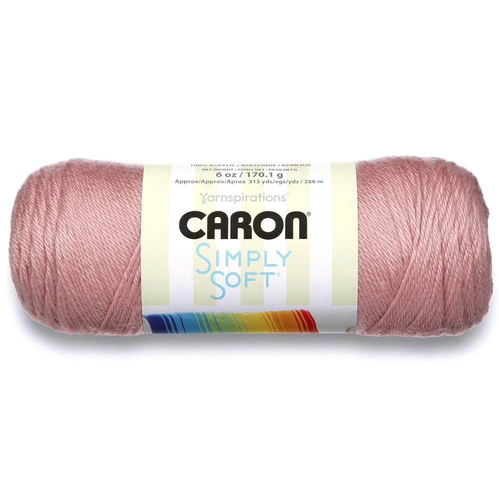 Fil Caron® Simply Soft®, Acrylique #4 Moyen, 6oz/170g