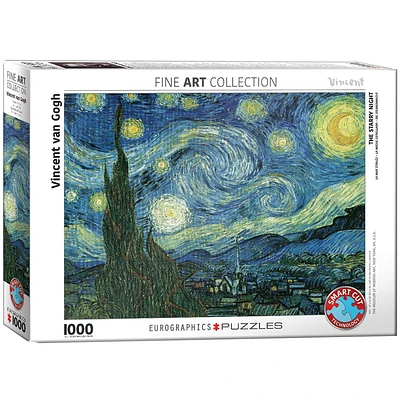 EuroGraphics Starry Night par Vincent van Gogh Puzzle 1000 pièces