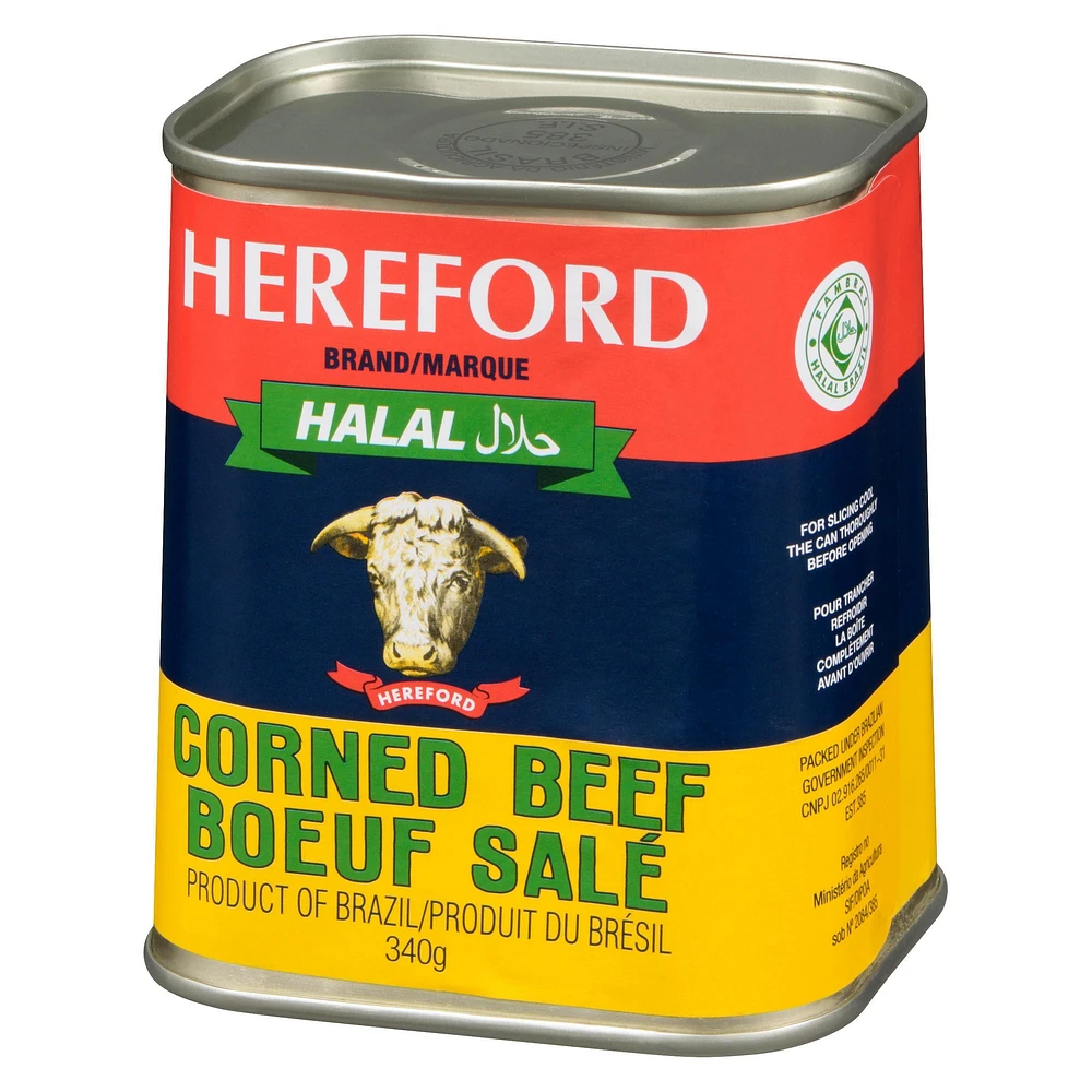 Boeuf Salé HALAL Hereford 340g.  Certifié HALAL.