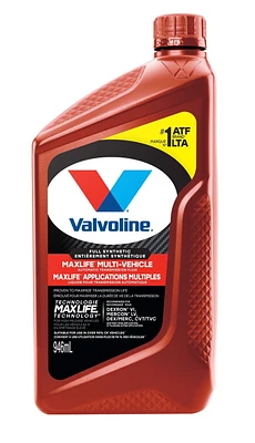 Valvoline Full Synthetic MaxLife Multi-Vehicle Automatic Transmission Fluid, – 946ML