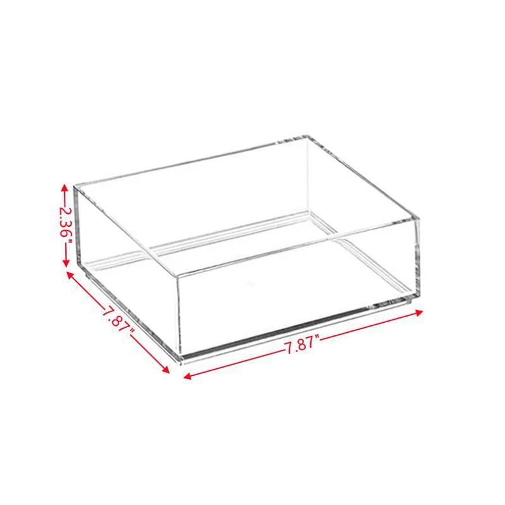Évacuez le dispositif de rangement 1 Mainstays Organisateur empilable 1 design rectangulaire 100%PS