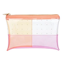 Pochette pour stylos NTD5-PP-PCHEF Post-it®, collection Noté, plastique transparent orange et rose avec fermeture éclair, 7,5 po x 5,25 po, 1 pochette/paquet Poch. NTD5-PP-PCHEF Post-it®