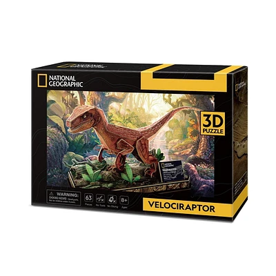 National Geographic 3D Puzzle: Velociraptor