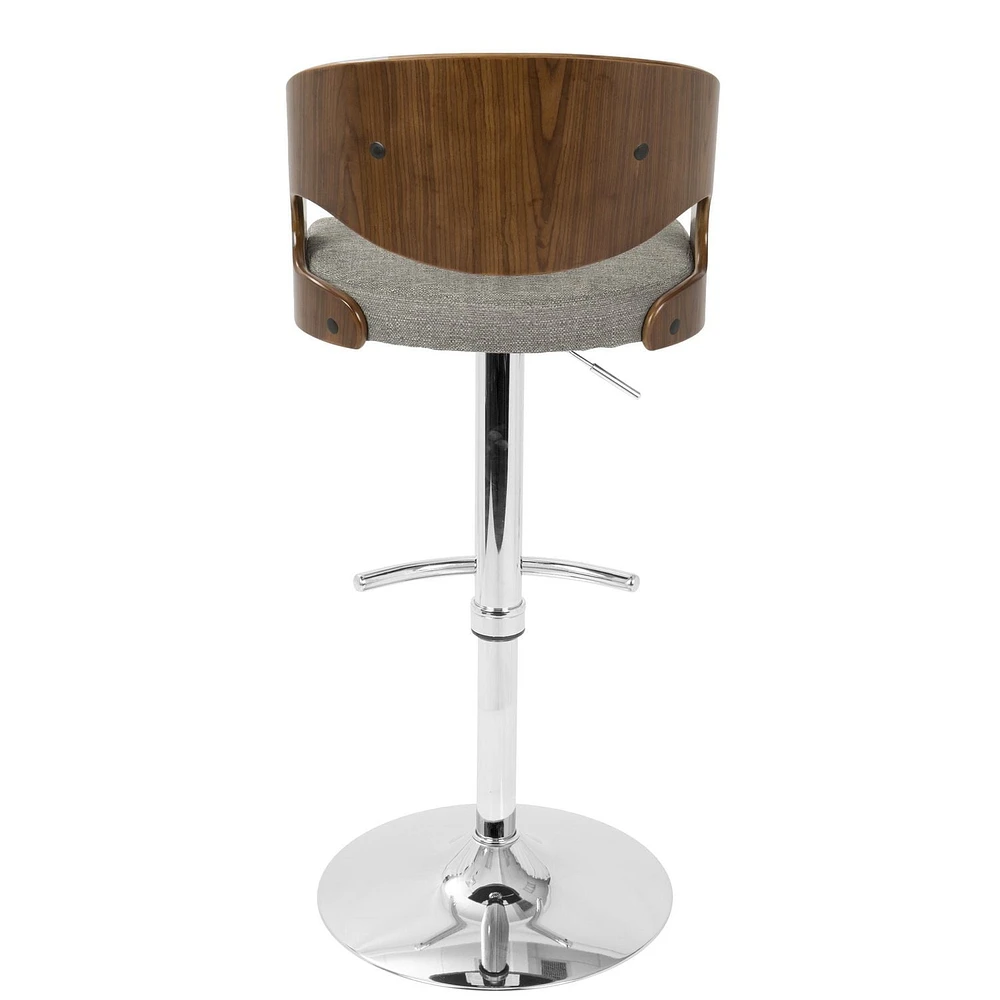 Tabouret de bar moderne milieu-du-siècle Pino, de LumiSource