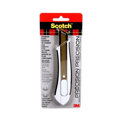 Couteau tout usage en titane Scotch®, TI-KL, 18 mm