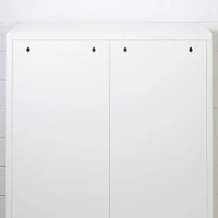 South Shore Crea Metal Mesh 2 Door Accent Cabinet Pale Yellow