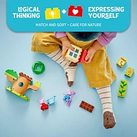 LEGO DUPLO Peppa Pig Le jardin et la cabane dans l’arbre de Peppa Cochon 10431 Ensemble de construction (20 pièces) Comprend 20 pièces, 2+ ans