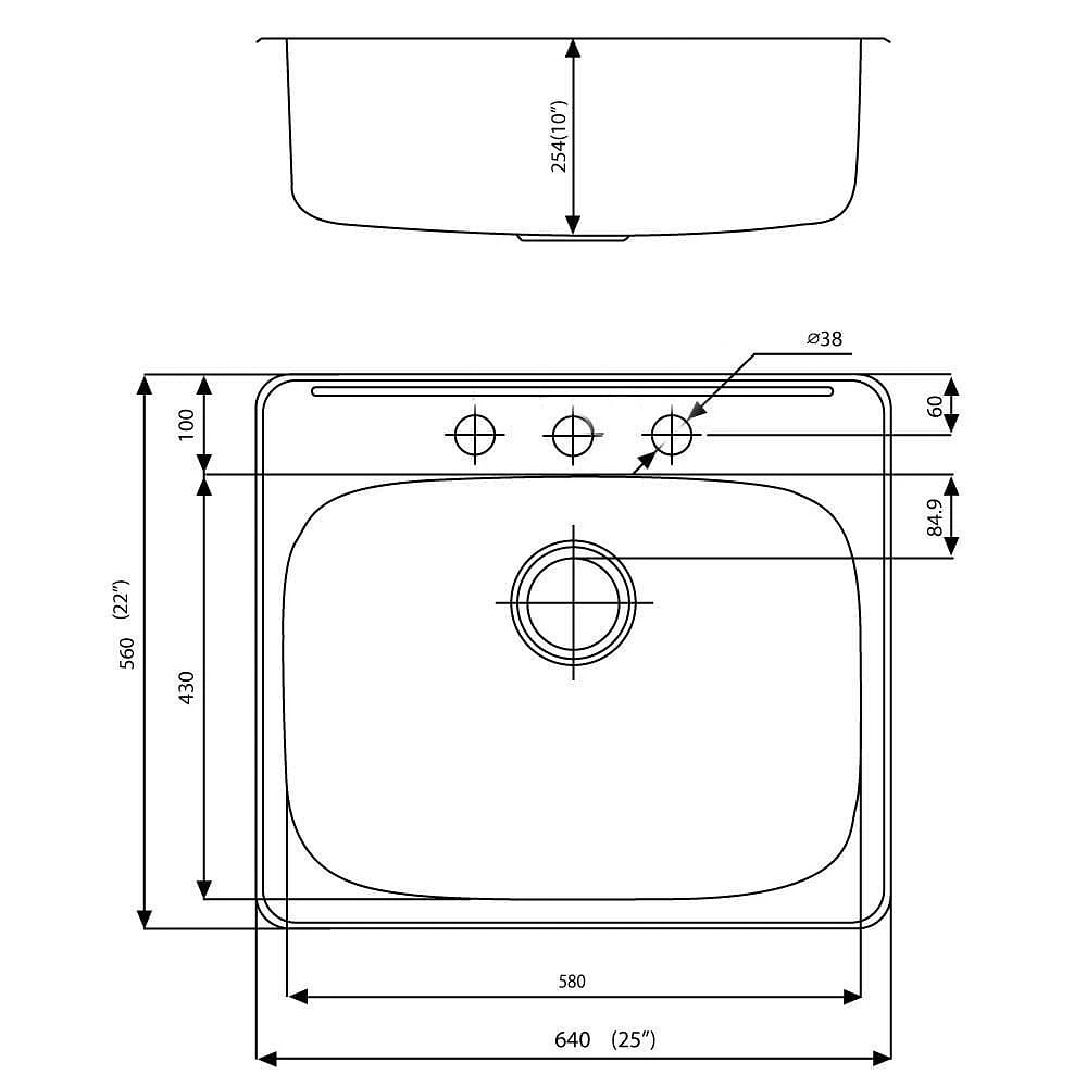 American Imaginations 25-in. W CSA Approved Chrome Laundry Sink With 1 Bowl And 18 Gauge AI-27769