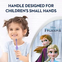 Brosse à dents à pile pour enfants Oral-B La Reine des neiges de Disney, souple, pour les enfants de 3 ans et plus 1CT