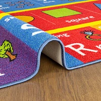 KC Cubs collection de récréation Alphabet ABC, nombres et formes d'apprentissage éducatif et tapis de jeu pour enfants et enfants chambres et salle de jeux