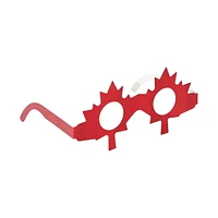 6 CT Canada Maple Leaf Paper Glasses, Partyware