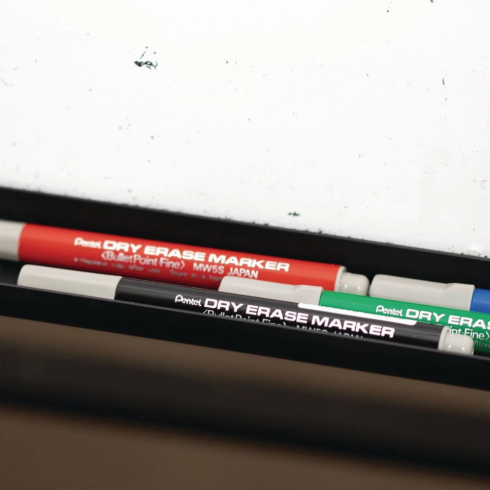 Pentel WhiteBoard Dry Erase Marker, 3.0mm Bullet Point, Red Ink, Box of 12