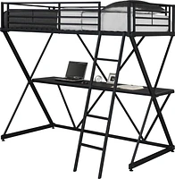 X-Loft Bunk Bed, Black
