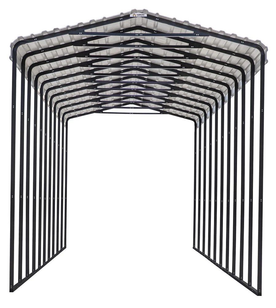 Abri d’auto Arrow, 14x47x14 pi, coquille d’œuf