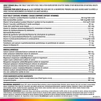 Supplément Centrum complet de vitamines et de minéraux multiples Select Essentiels pour adultes de 50 ans et plus 100 comprimés