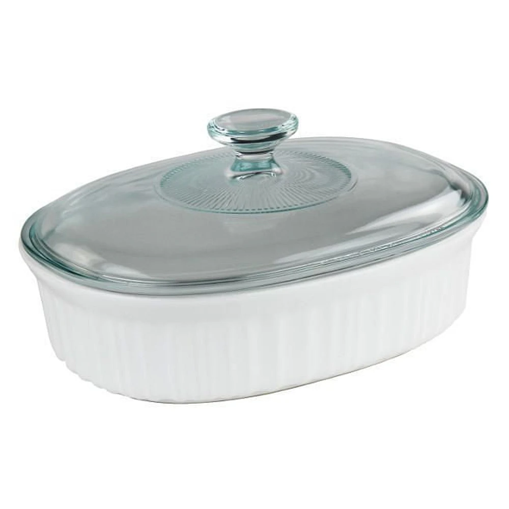 CorningWareMC French WhiteMD Plat de cuisson Plat de cuisson de grès1,41 L